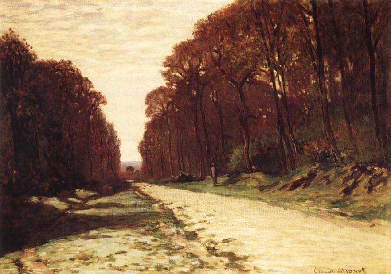 Claude Monet Road in Forest oil painting image